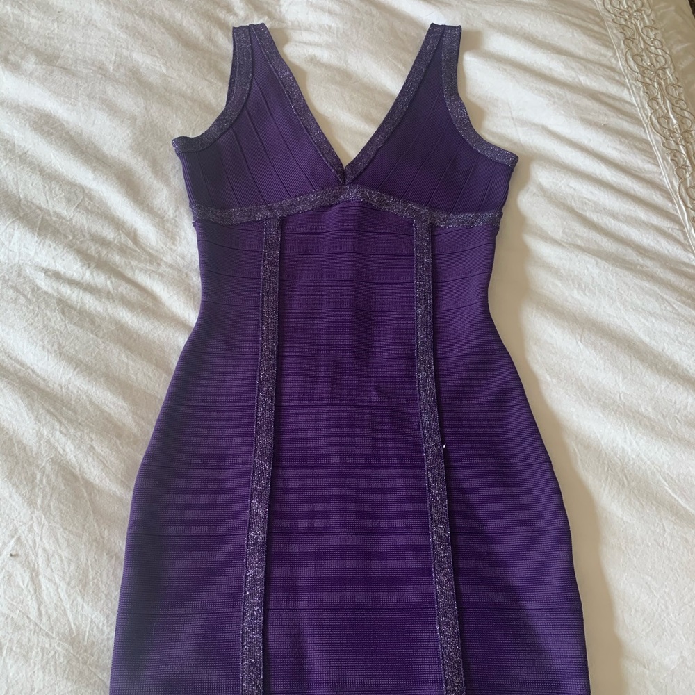 Guess XS purple bodycon dress